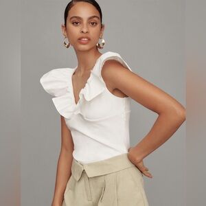NWT- Anthropologie DOLAN knit ruffle top